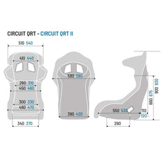 Sparco Circuit QRT Fiberglass Racing Seat