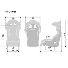 Sparco Circuit QRT Fiberglass Racing Seat