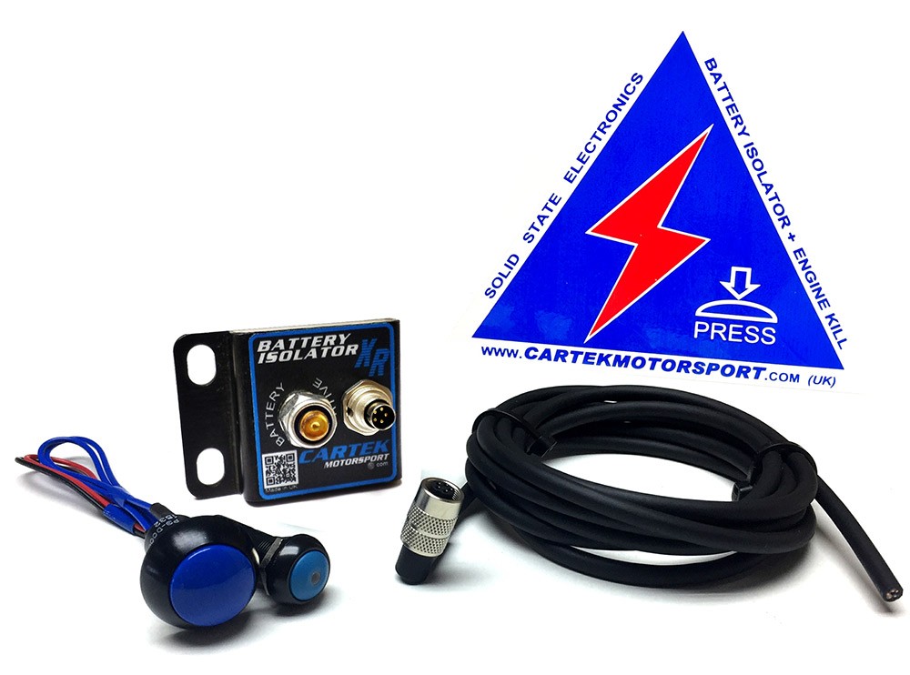 Cartek Battery Isolator XR and Electronic Kill Switch