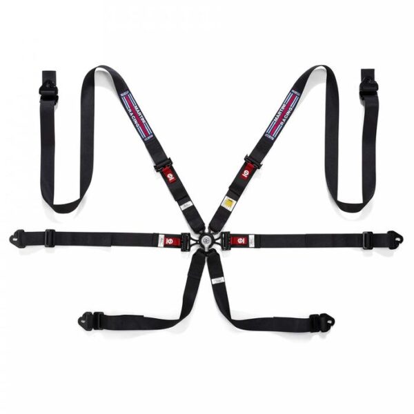 Sparco Martini FIA Hans Endurance 6-Point Racing Harness - Image 2