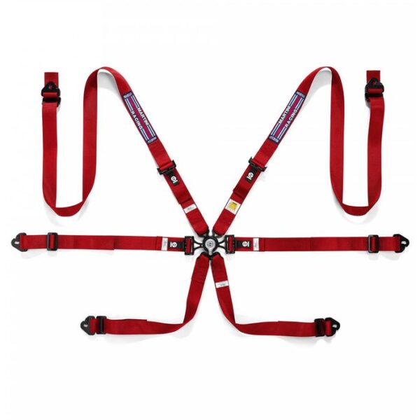 Sparco Martini FIA Hans Endurance 6-Point Racing Harness - Image 3