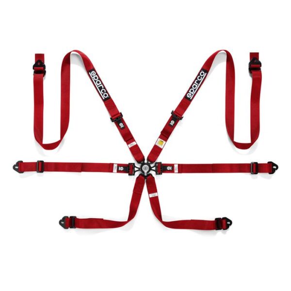 Sparco FIA Hans Endurance 6-Point Racing Harness - Image 3